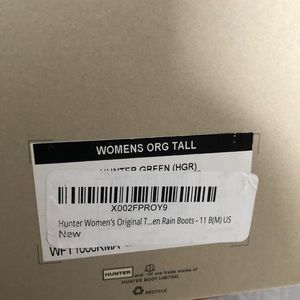 Hunter rain boots